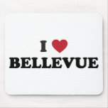 I Love Bellevue Washington Mouse Pads