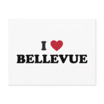 I Love Bellevue Washington Postcards
