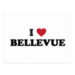 I Love Bellevue Washington Postcards