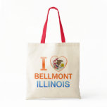 I Love Bellmont, IL Canvas Bag
