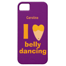 I Love Bellydancing Dancer Custom Name iphone 5 iPhone 5 Cases