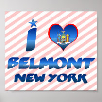 I love Belmont, New York Print