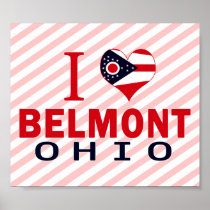 I love Belmont, Ohio Poster