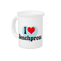I love Benchpress Beverage Pitchers