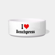I love Benchpress Cat Water Bowl