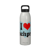 I love Benchpress Drinking Bottle