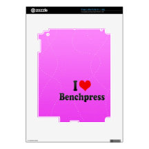 I love Benchpress iPad 2 Skins