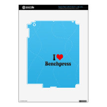 I love Benchpress iPad 3 Decal