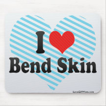 I Love Bend Skin Mousepad