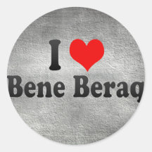 I Love Bene Beraq, Israel Stickers