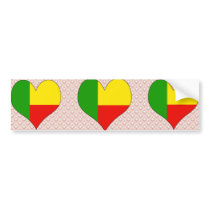 I Love Benin Bumper Stickers