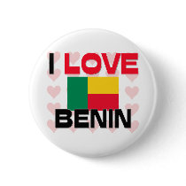 I Love Benin buttons