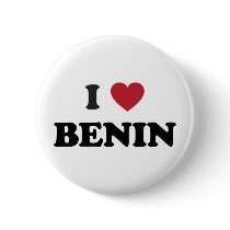 I Love Benin Pin