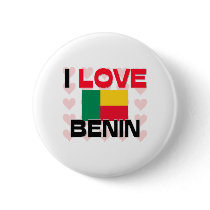 I Love Benin buttons