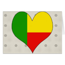 I Love Benin Card