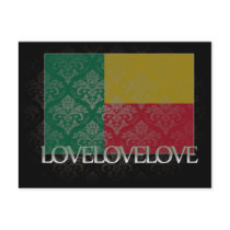 I love Benin Cool Post Card