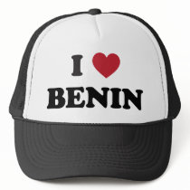 I Love Benin Hats