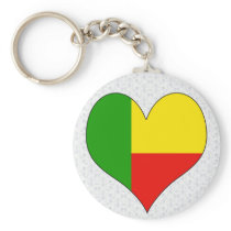 I Love Benin Key Chains