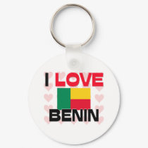 I Love Benin keychains