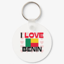 I Love Benin keychains