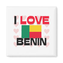 I Love Benin magnets