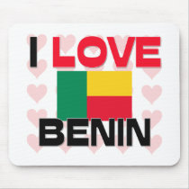 I Love Benin mousepads by tshirtshirts I Love Benin mousepads