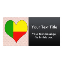 I Love Benin Picture Card
