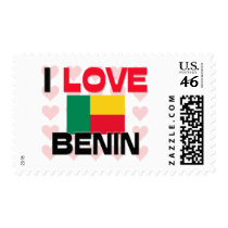 I Love Benin Stamp