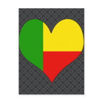 I Love Benin Postcard