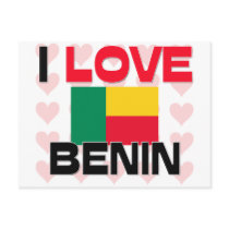 I Love Benin postcards