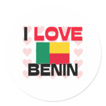 I Love Benin stickers