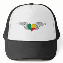 I Love Benin -wings Mesh Hat
