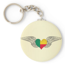 I Love Benin -wings Keychains
