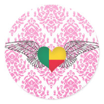 I Love Benin -wings Sticker