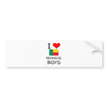 I Love Beninese Boys Bumper Stickers