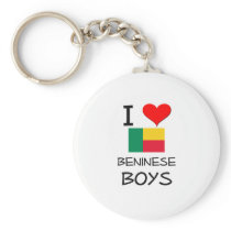 I Love Beninese Boys Keychains