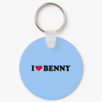I LOVE BENNY keychains