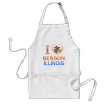 I Love Benson, IL Apron