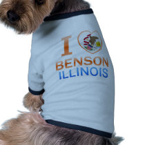 I Love Benson, IL Pet Tee