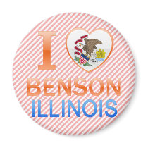 I Love Benson, IL Magnets