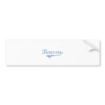 I Love Benson North Carolina Bumper Stickers