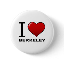 I LOVE BERKELEY,CA - CALIFORNIA PINBACK BUTTON