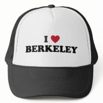 I Love Berkeley California Trucker Hat