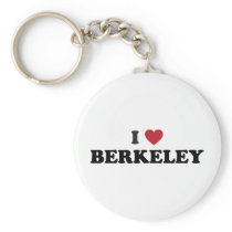 I Love Berkeley California Key Chain