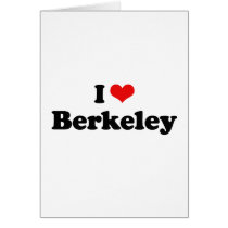 I LOVE BERKELEY GREETING CARD
