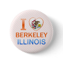 I Love Berkeley, IL Button