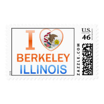 I Love Berkeley, IL Stamp