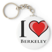 I Love Berkeley Keychains