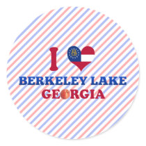I Love Berkeley Lake, Georgia Stickers