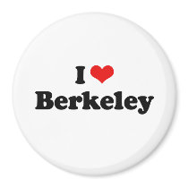 I LOVE BERKELEY FRIDGE MAGNETS